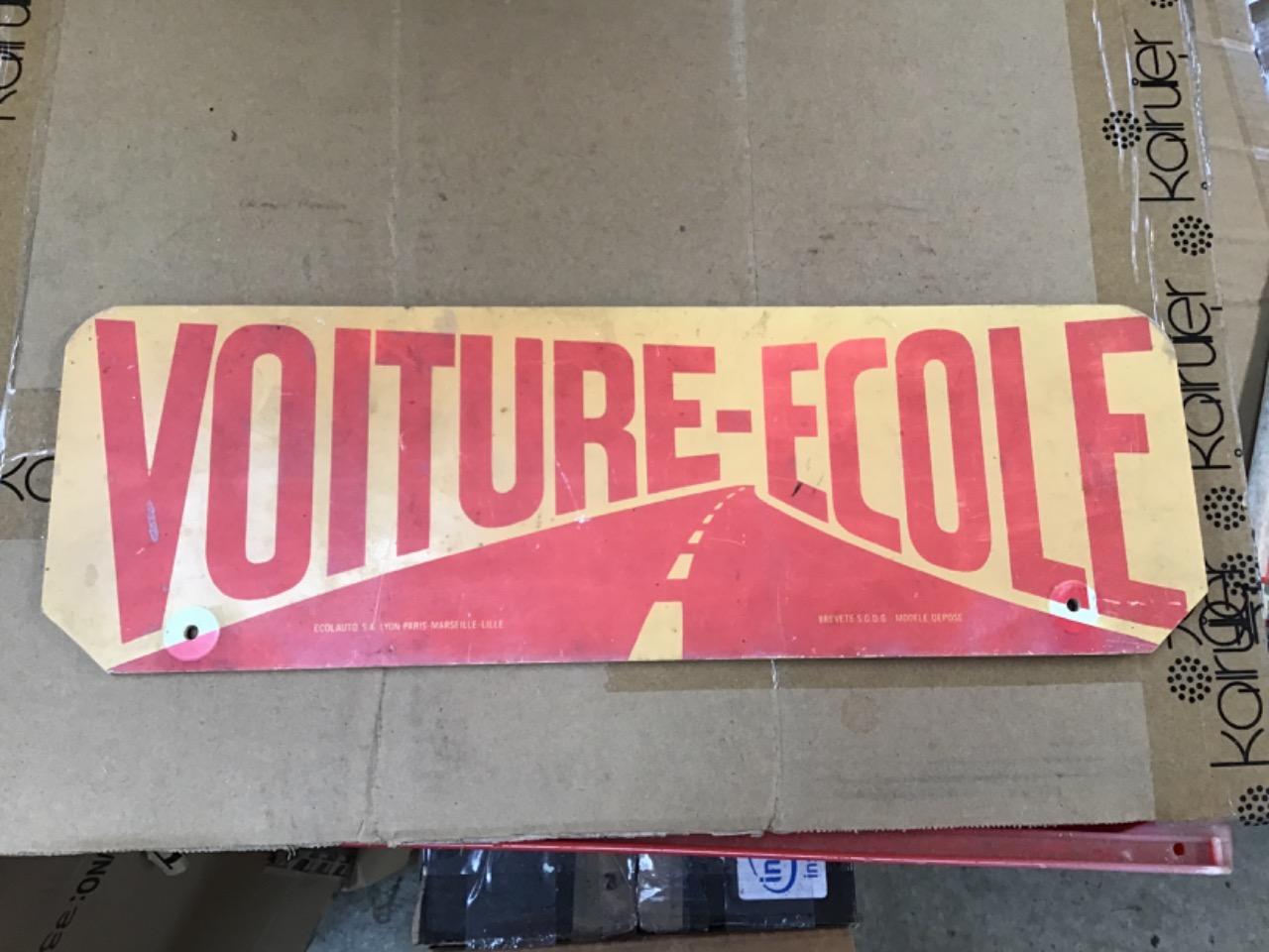 PLAQUE VOITURE ÉCOLE ANCIENNE LesAnciennes.com