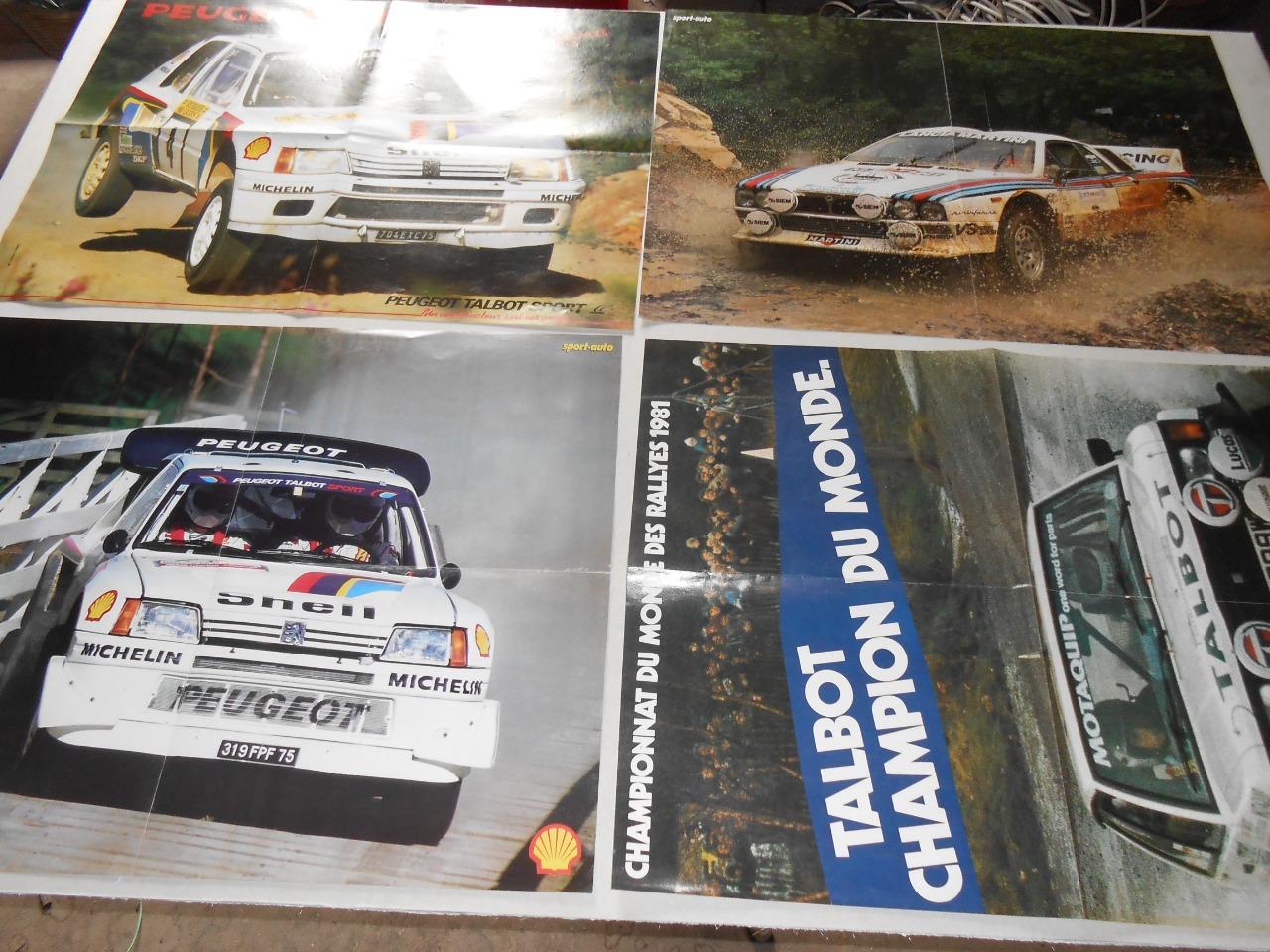 POSTER F1 RALLYE des années 1980 à vendre