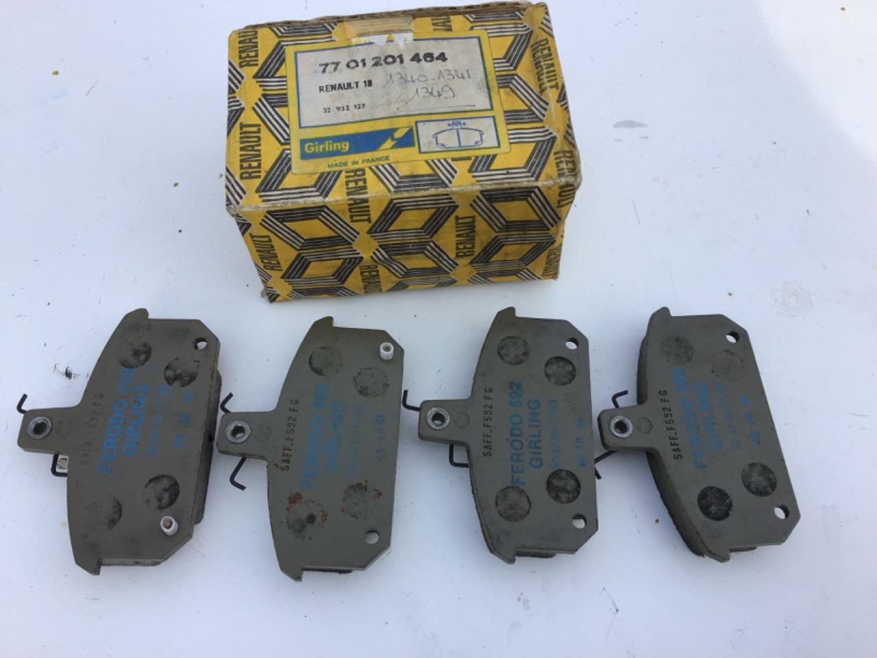 Plaquette de freins RENAULT 18 (R18) LesAnciennes.com