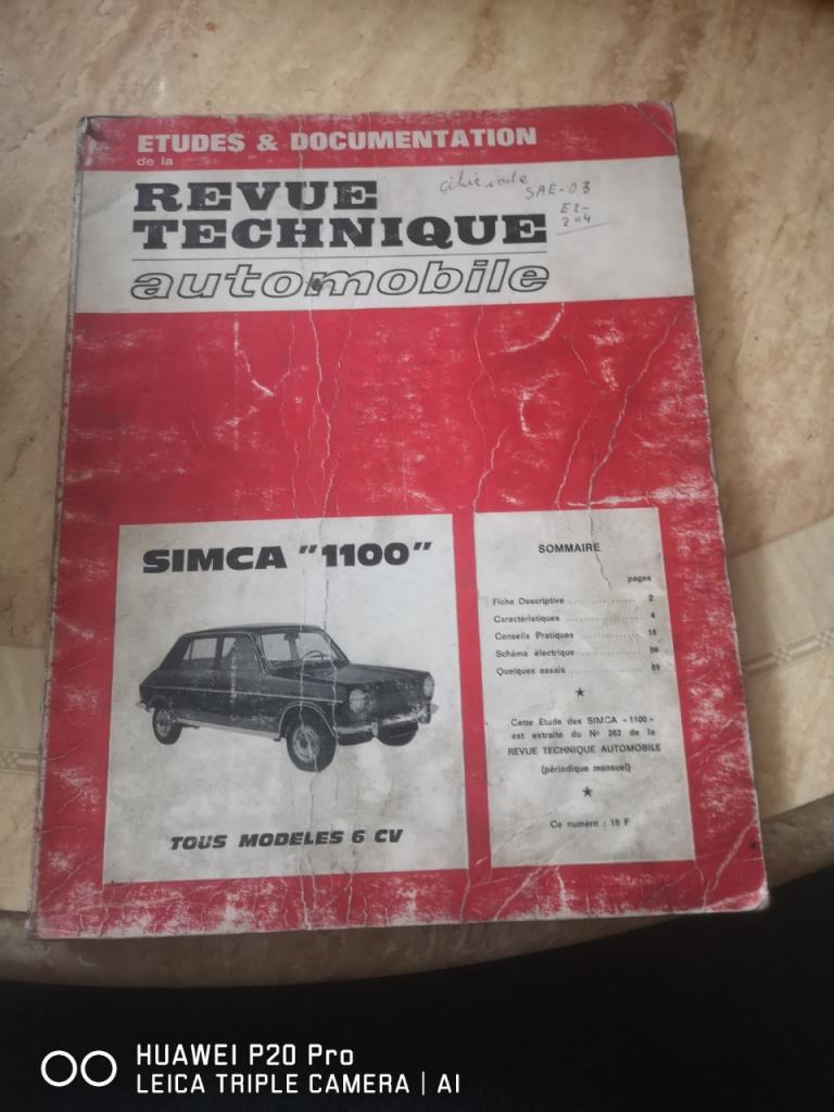 RTA Simca 1100 LesAnciennes.com