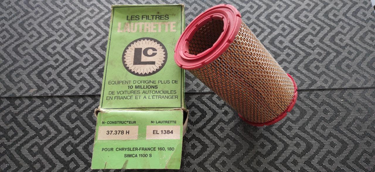 Filtre à air SIMCA Chrysler 160 180 LesAnciennes.com