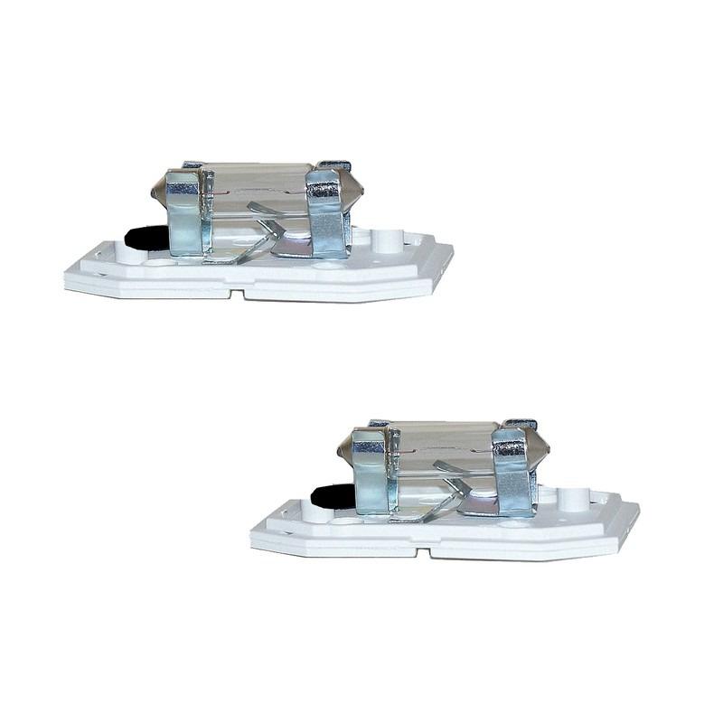 Jeu de 2 porte-lampes de rénovation de feu LesAnciennes.com