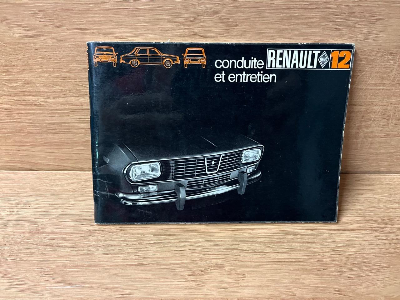 Notice pour Renault R12. LesAnciennes.com