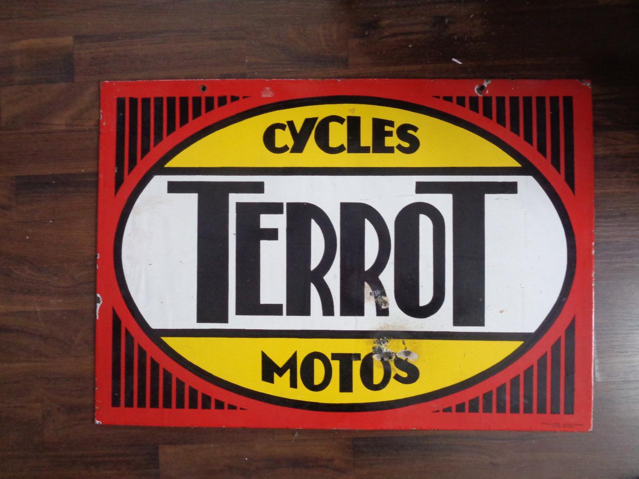 TERROT plaque émaillée LesAnciennes.com