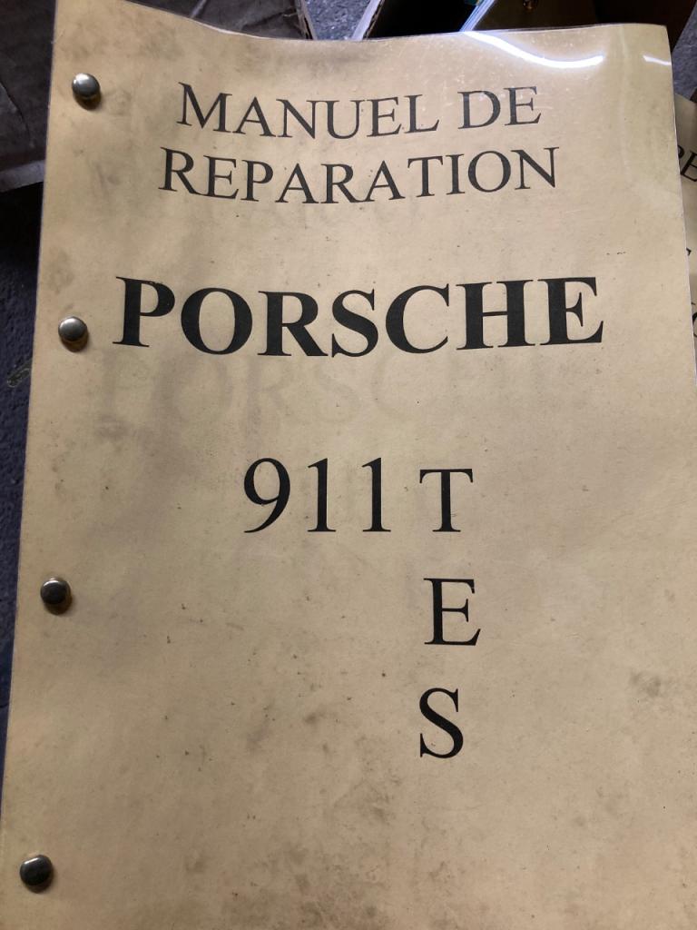 PORSCHE 911 E. S. T manuel atelier. LesAnciennes.com