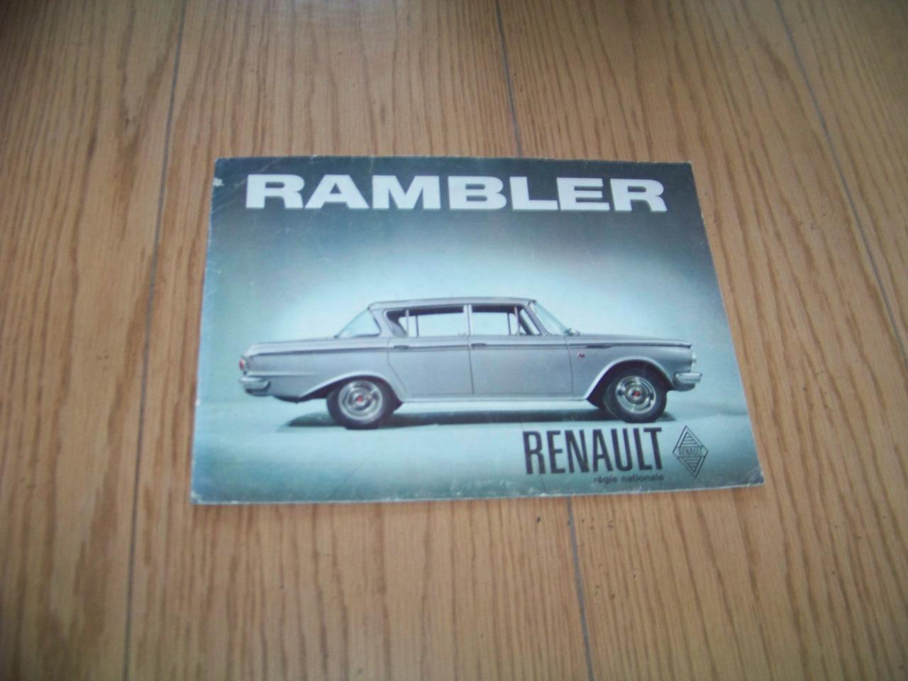 Publicite d epoque renault rambler LesAnciennes.com
