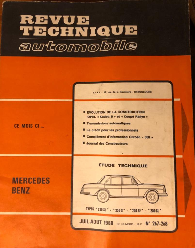 RTA Mercedes Benz 250 LesAnciennes.com