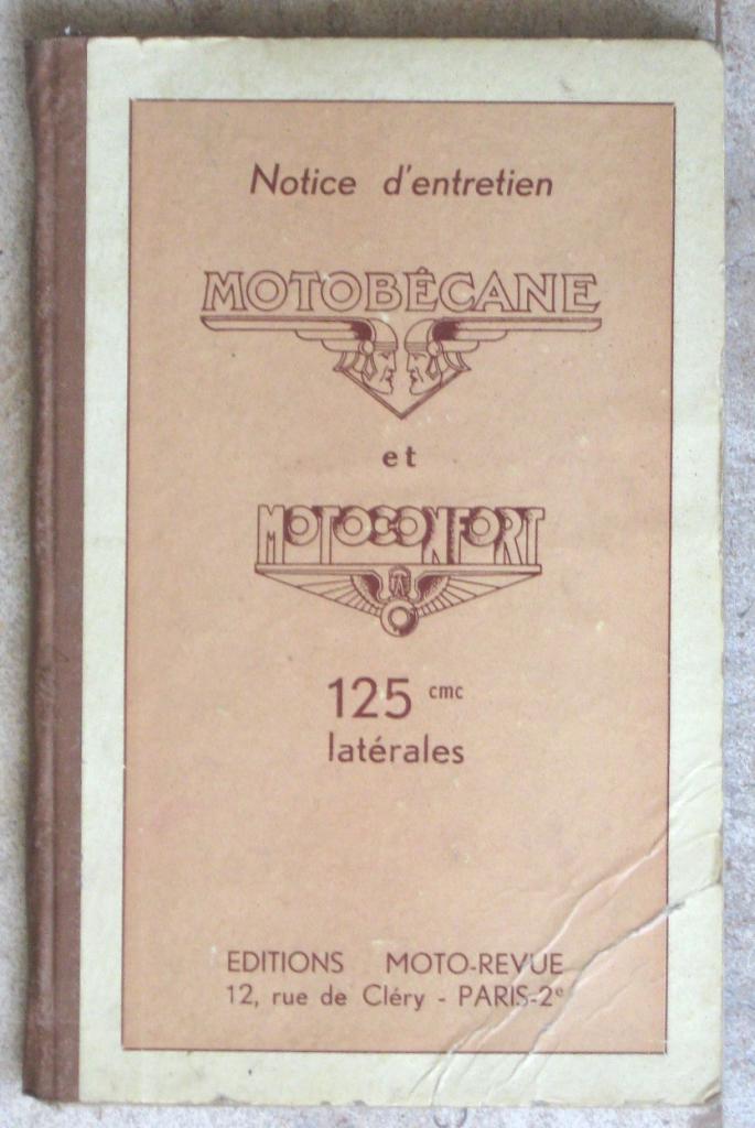 Notice Motobécane et Motoconfort 125 latérale LesAnciennes.com