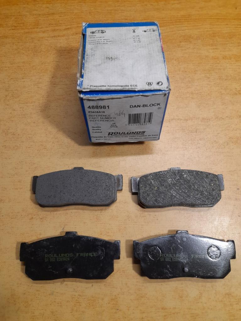Plaquettes de Frein Arrière Nissan 100NX Primera LesAnciennes.com