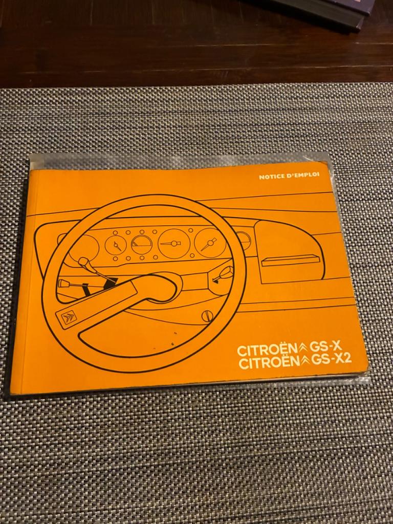 Notice mode d’emploi CITROEN GS X gs x2 LesAnciennes.com