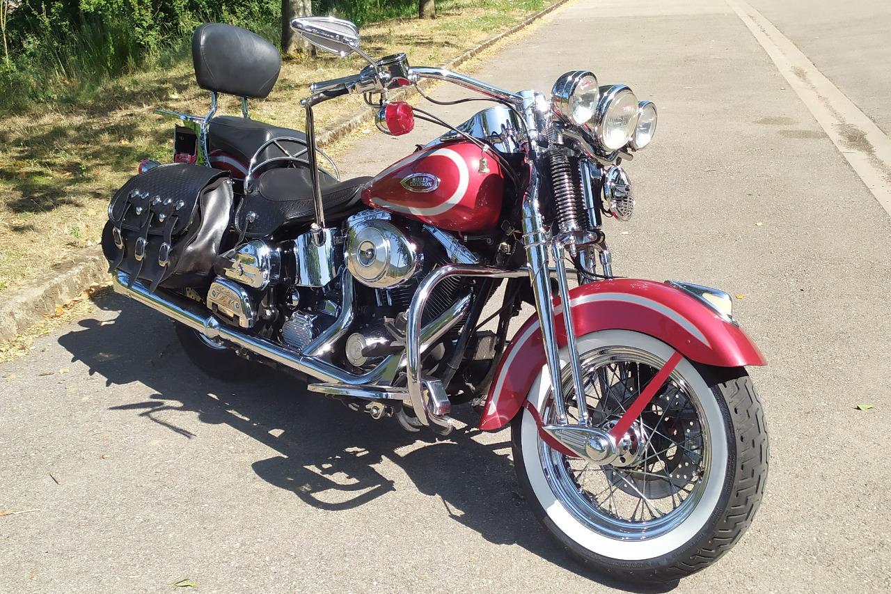 HARLEY DAVIDSON Softail Heritage Springer FLSTS -  LesAnciennes.com