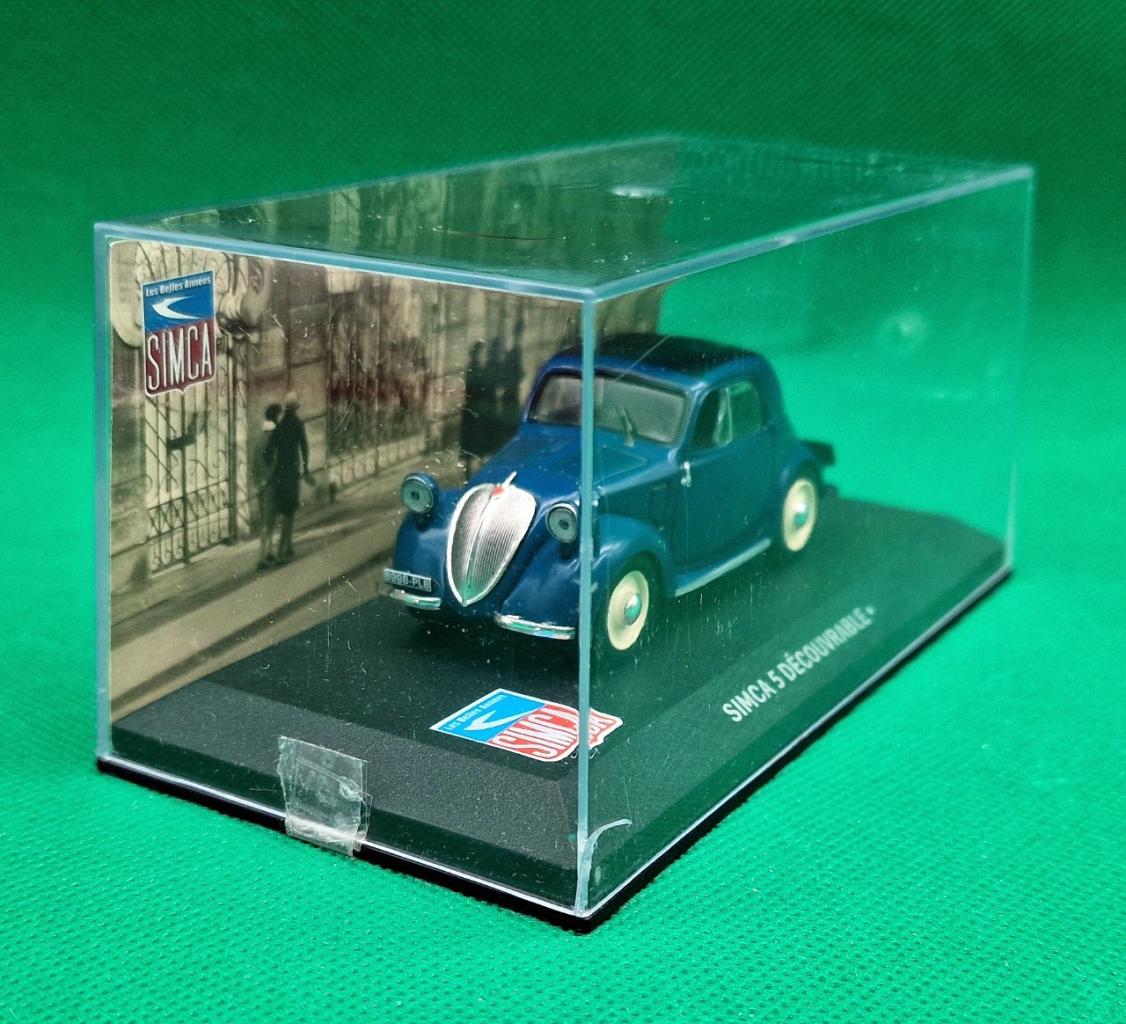 Simca 5 découvrable 1937 1/43e LesAnciennes.com