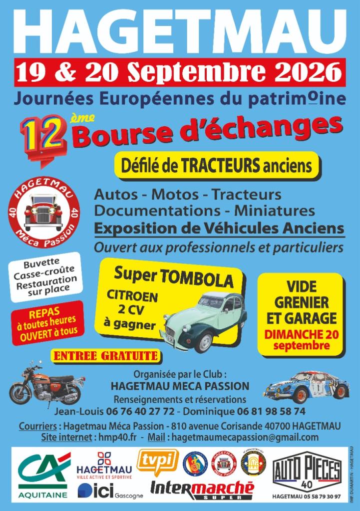12ème bourse d'échanges autos, motos, tracteurs LesAnciennes.com