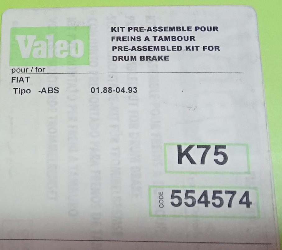 Kit freins FIAT Tipo 1,4 1,6 LesAnciennes.com
