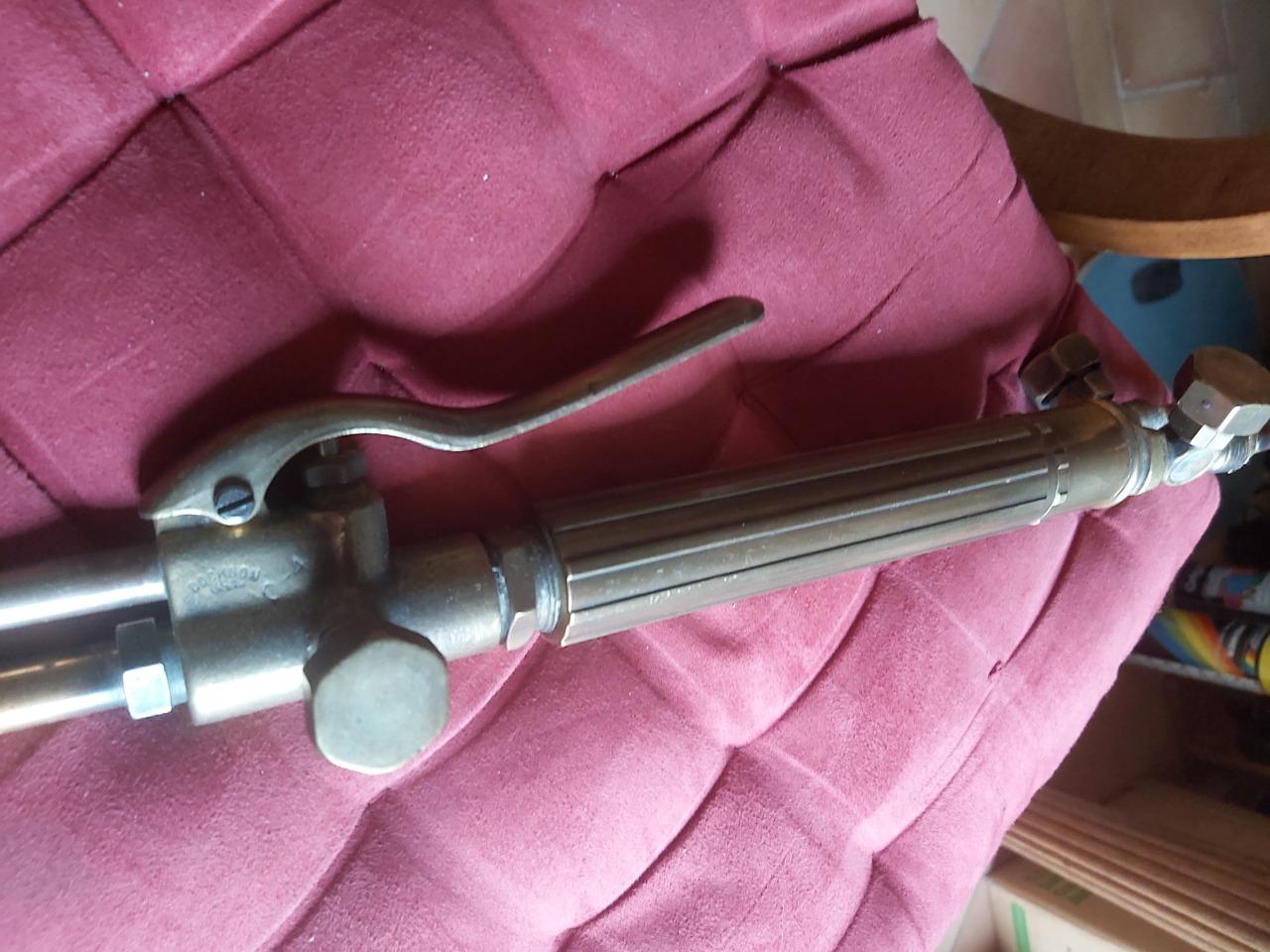 Chalumeau découpeur Dockson usa 1930 cuivre LesAnciennes.com