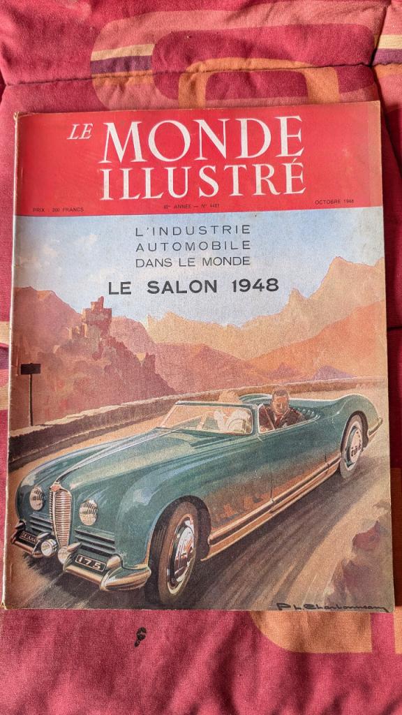 Le Monde Illustré Salon de l'Automobile 1948 LesAnciennes.com
