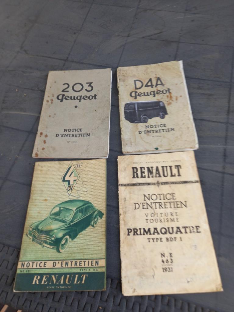 Livrets d entretien et d utilisation LesAnciennes.com