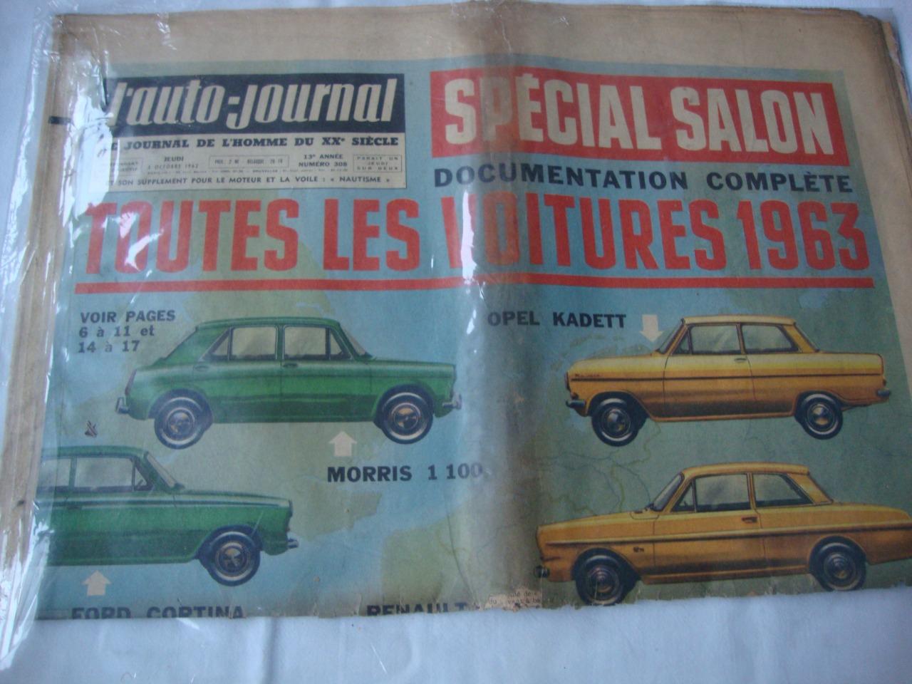 Auto journal 8 mars 1962 la caravelle et le LesAnciennes.com