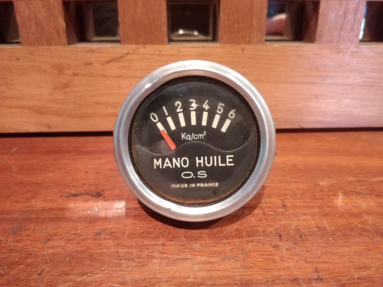 MANOMETRE O.S pression d'huile LesAnciennes.com