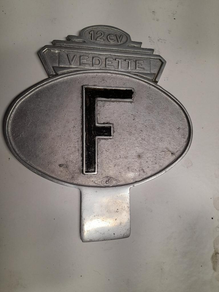 Plaque FORD Vedette LesAnciennes.com