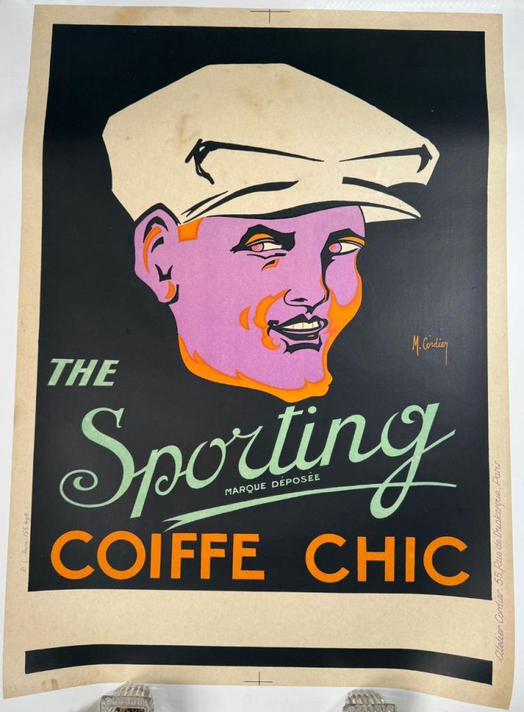 Affiche casquette "The Sporting" LesAnciennes.com