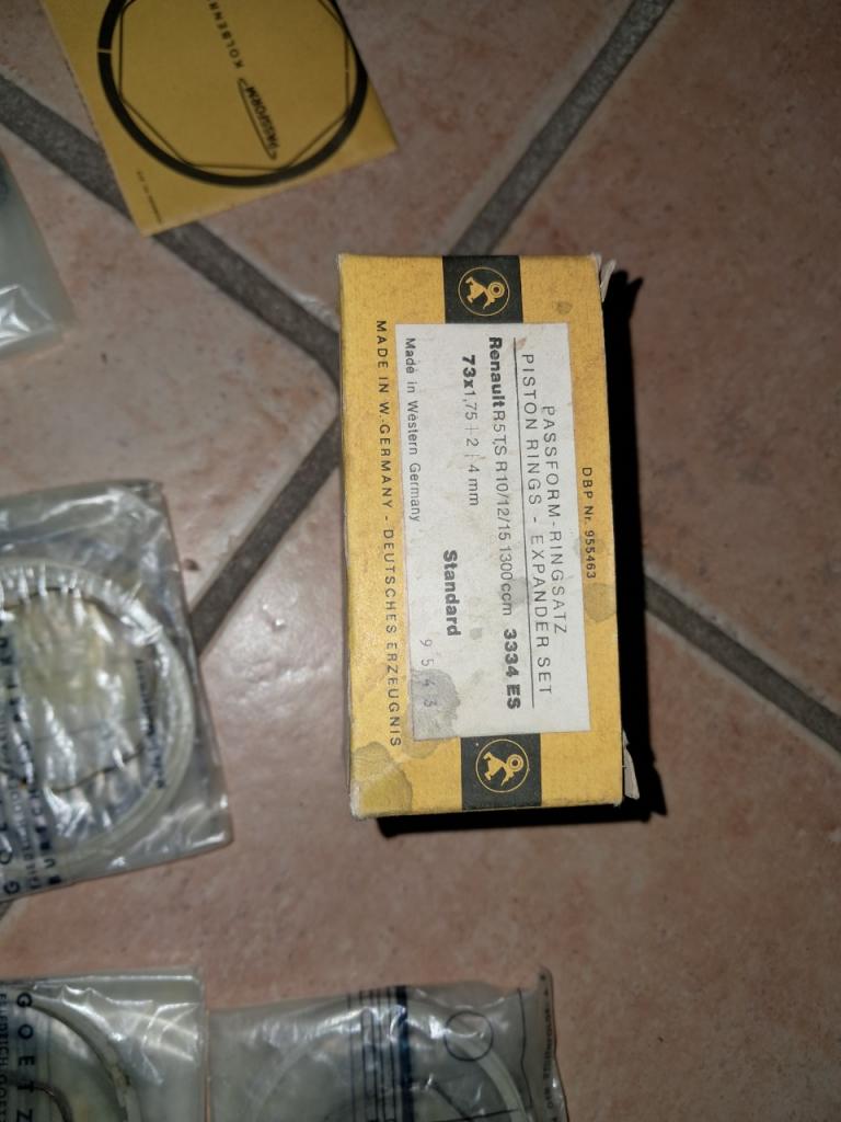 Piston rings Renault R5TS R10/12/15 1300cc 3334 ES LesAnciennes.com