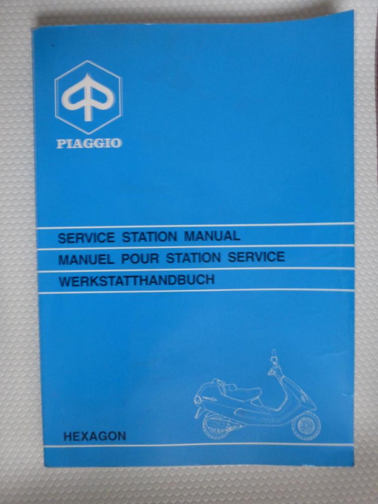 Manuel d'atelier pour 125 PIAGGIO HEXAGON LesAnciennes.com