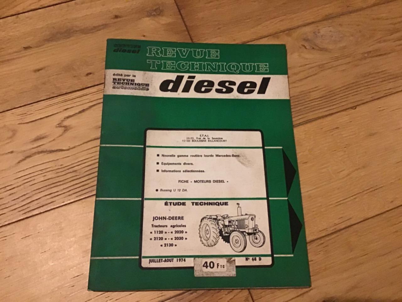REVUE TECHNIQUE TRACTEUR JOHN DEERE LesAnciennes.com