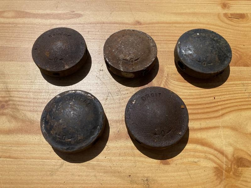 5 écrous de roues / moyeu rudge AMILCAR CGS CGSS LesAnciennes.com