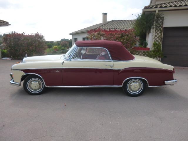 MERCEDES 220 SE PONTON CABRIOLET - 1959 LesAnciennes.com