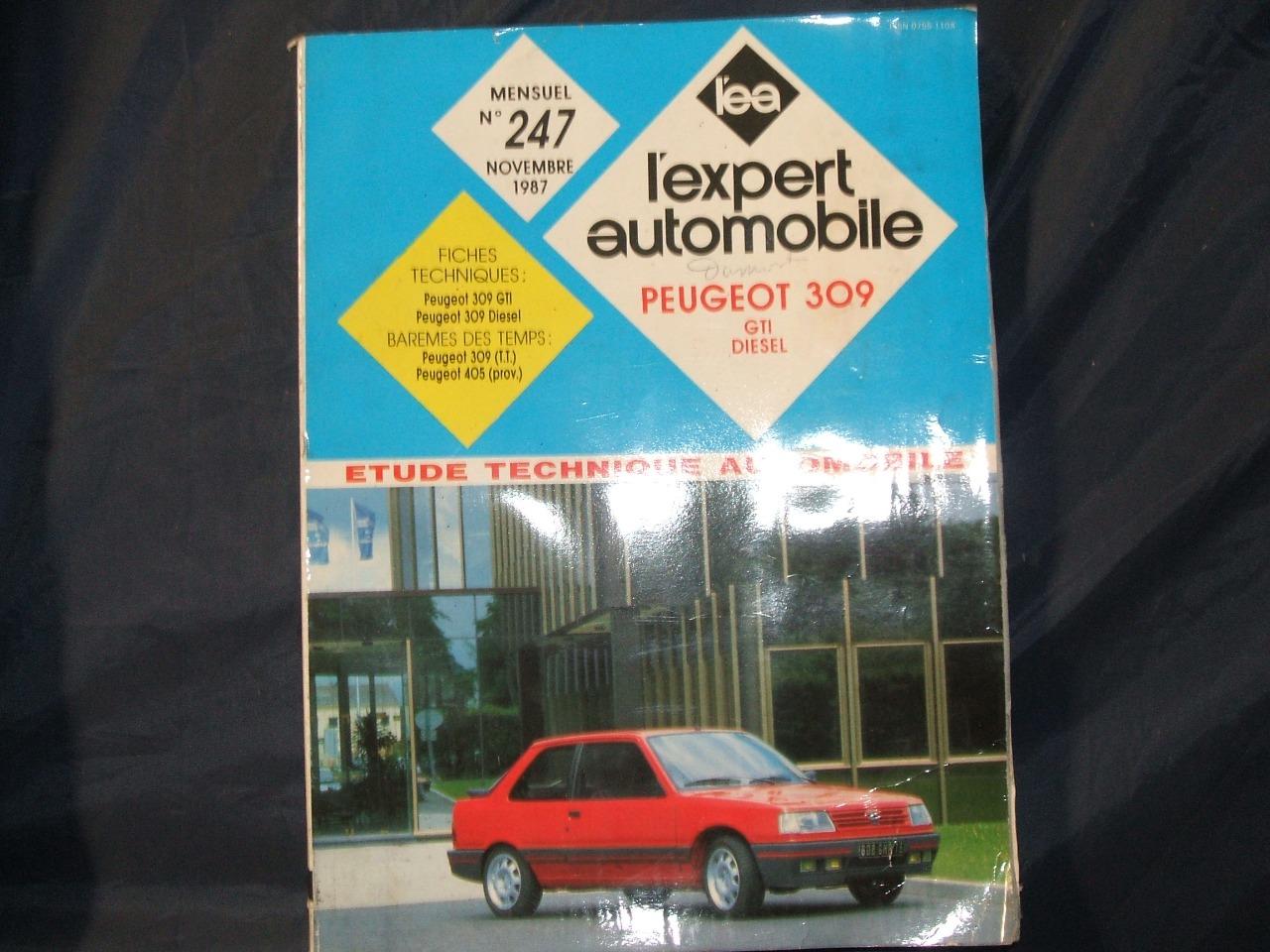 Vend revue technique 309 GTI et Diesel LesAnciennes.com