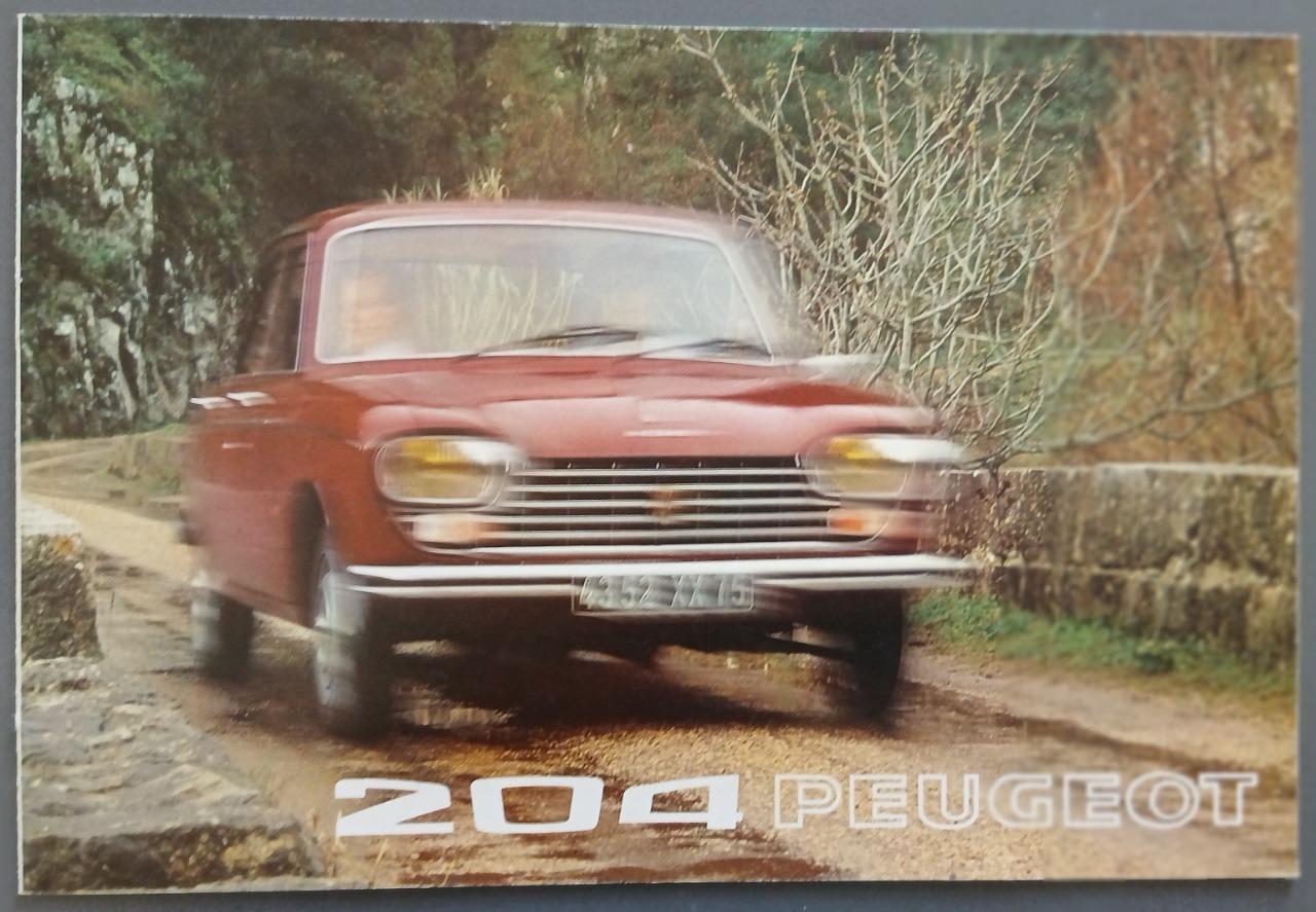Prospectus Peugeot 204 1973 LesAnciennes.com