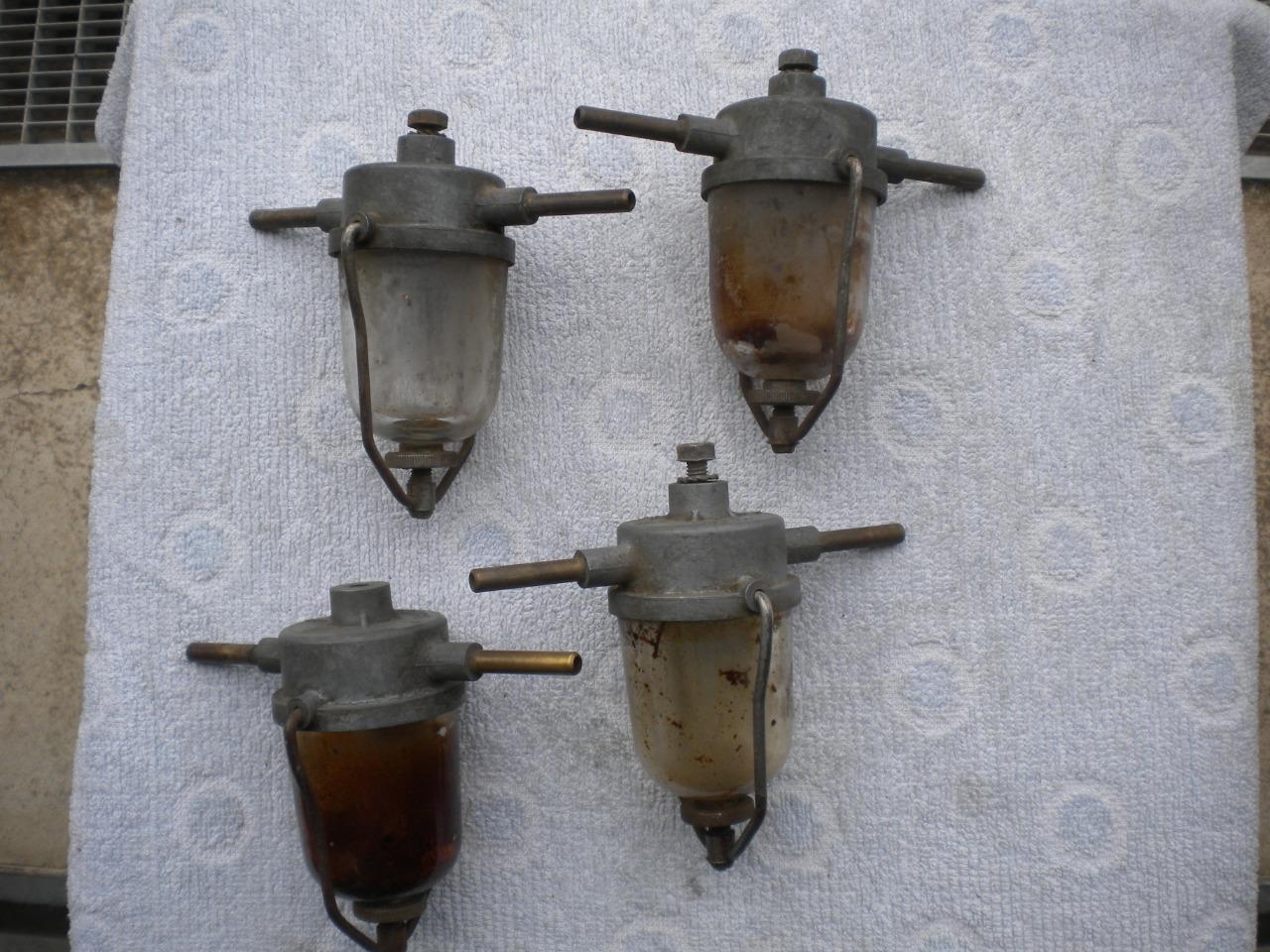 Pièces 4 FILTRES ESSENCE DIFUFITRE type 600 ancien LesAnciennes.com