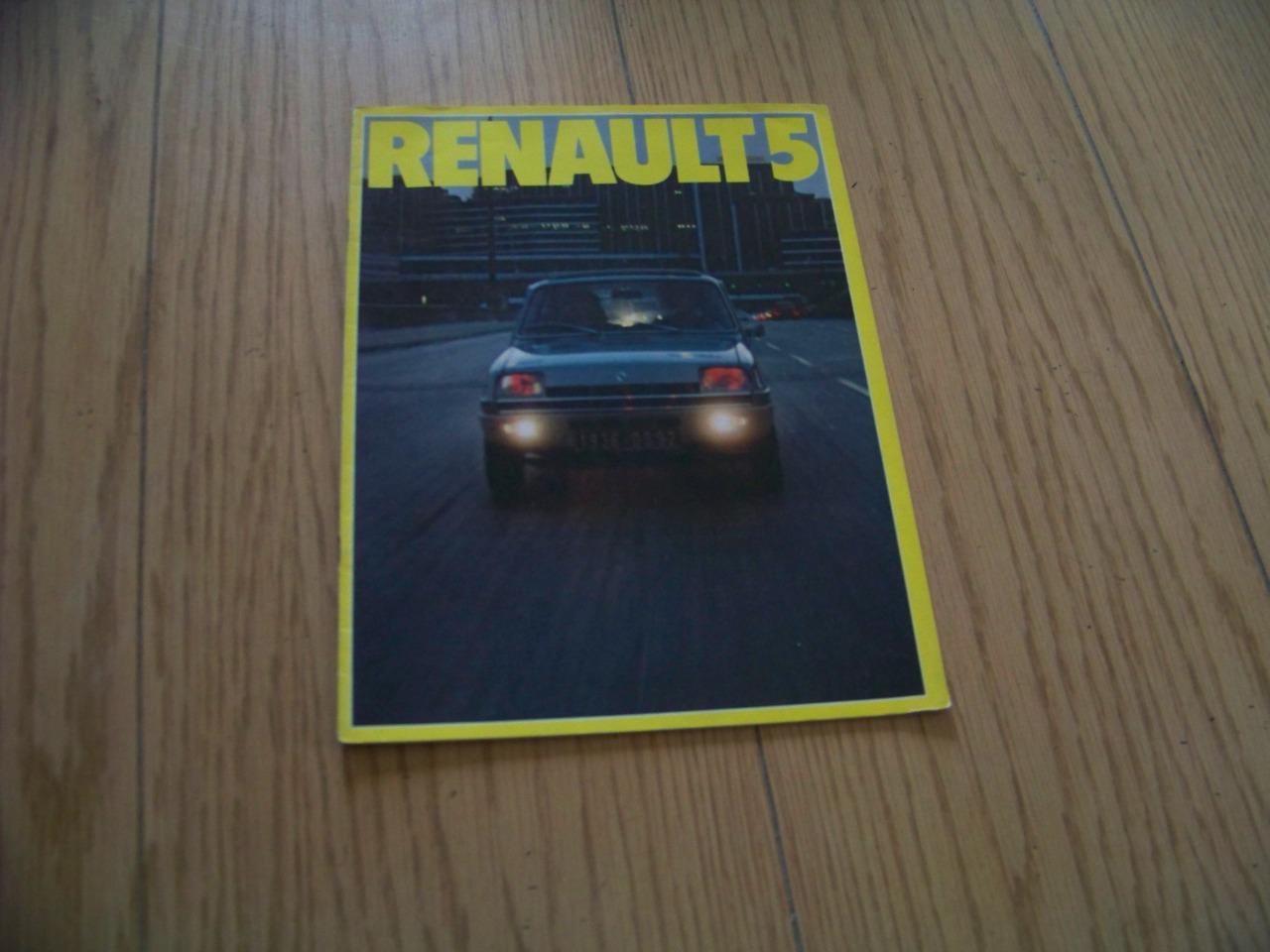Brochure publicitaire renault 5 LesAnciennes.com