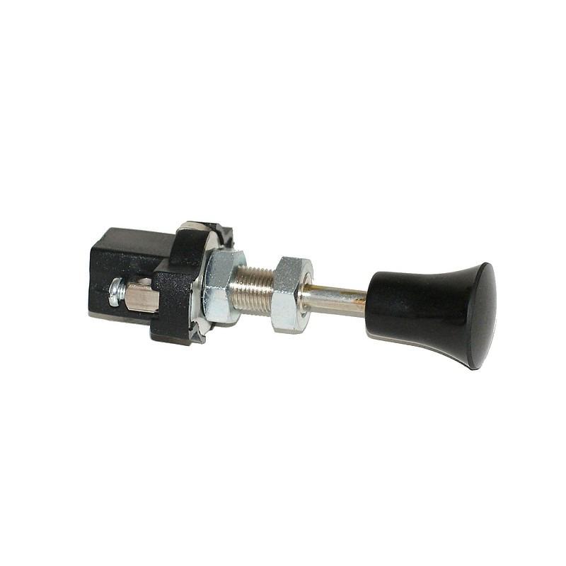 Interrupteur à tirette avec bouton noir Bakelite LesAnciennes.com