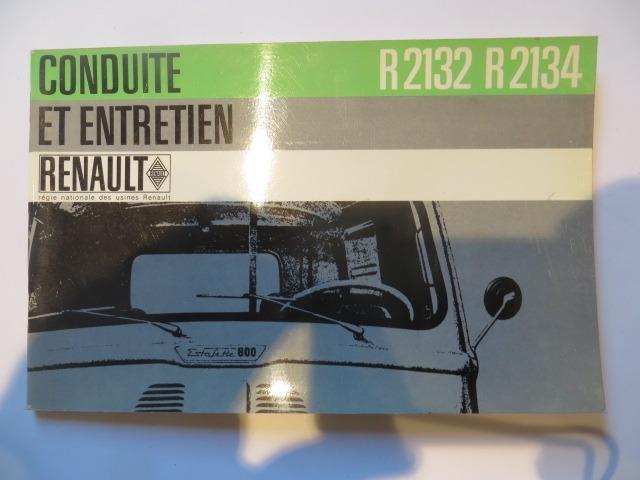 Manuel de conduite R2132-2134 LesAnciennes.com