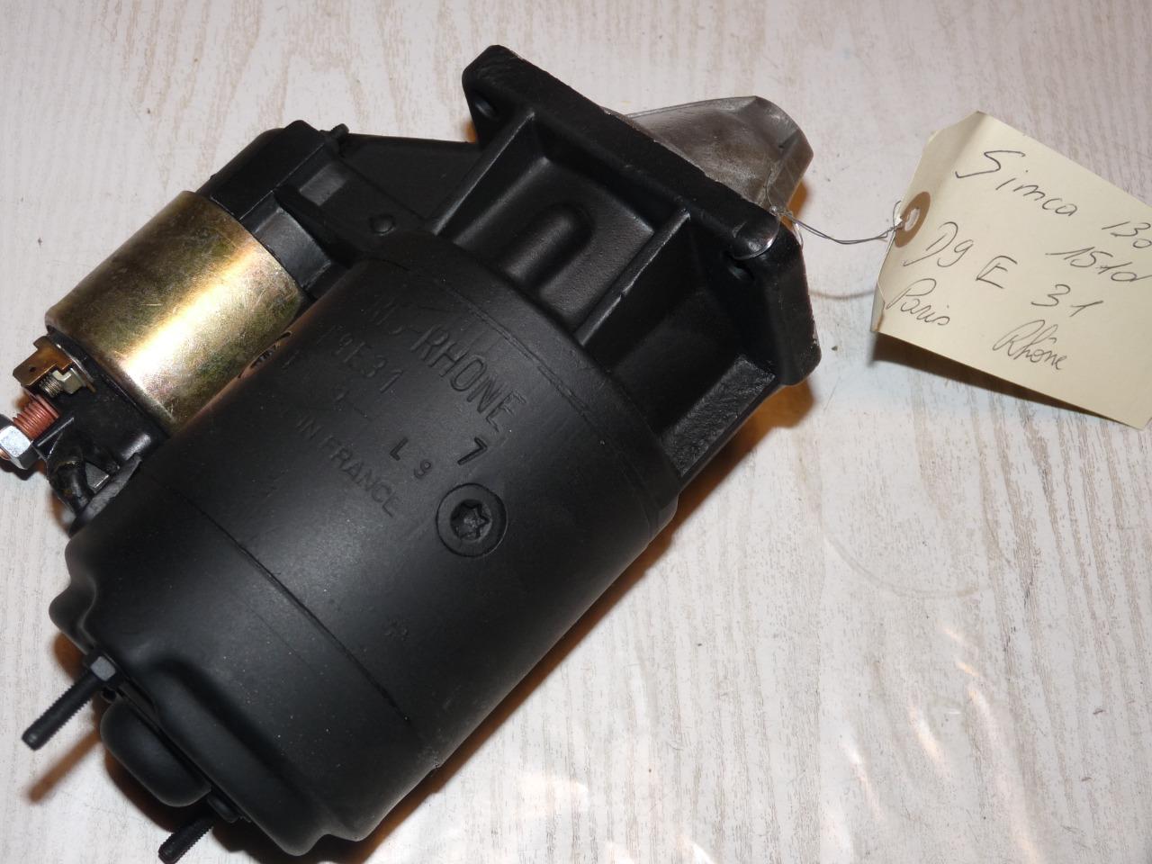 Démarreur Paris Rhône D9E31 SIMCA 1307/1308/1510 LesAnciennes.com
