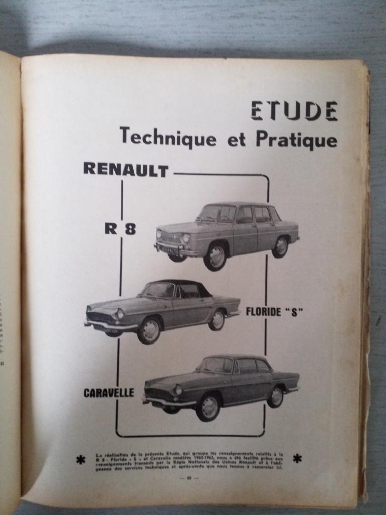 RTA RENAULT R8, Floride S Caravelle mai 1963 LesAnciennes.com