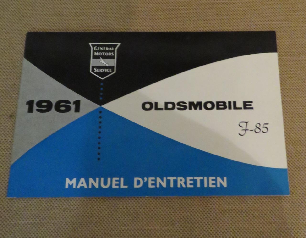 Oldsmobile F-85 1961 manuel de bord français LesAnciennes.com