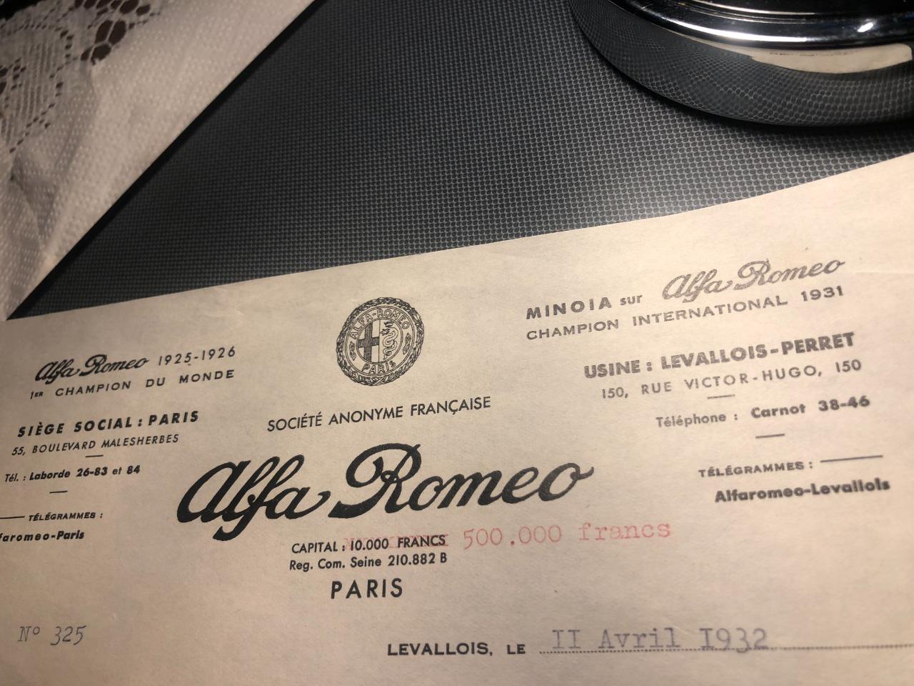 Documentations 1932 Alfa Roméo 8C. LesAnciennes.com