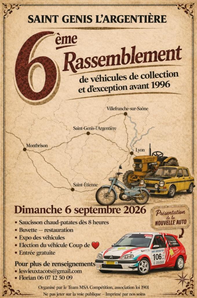 6eme rassemblement des vieux tacots St génois LesAnciennes.com