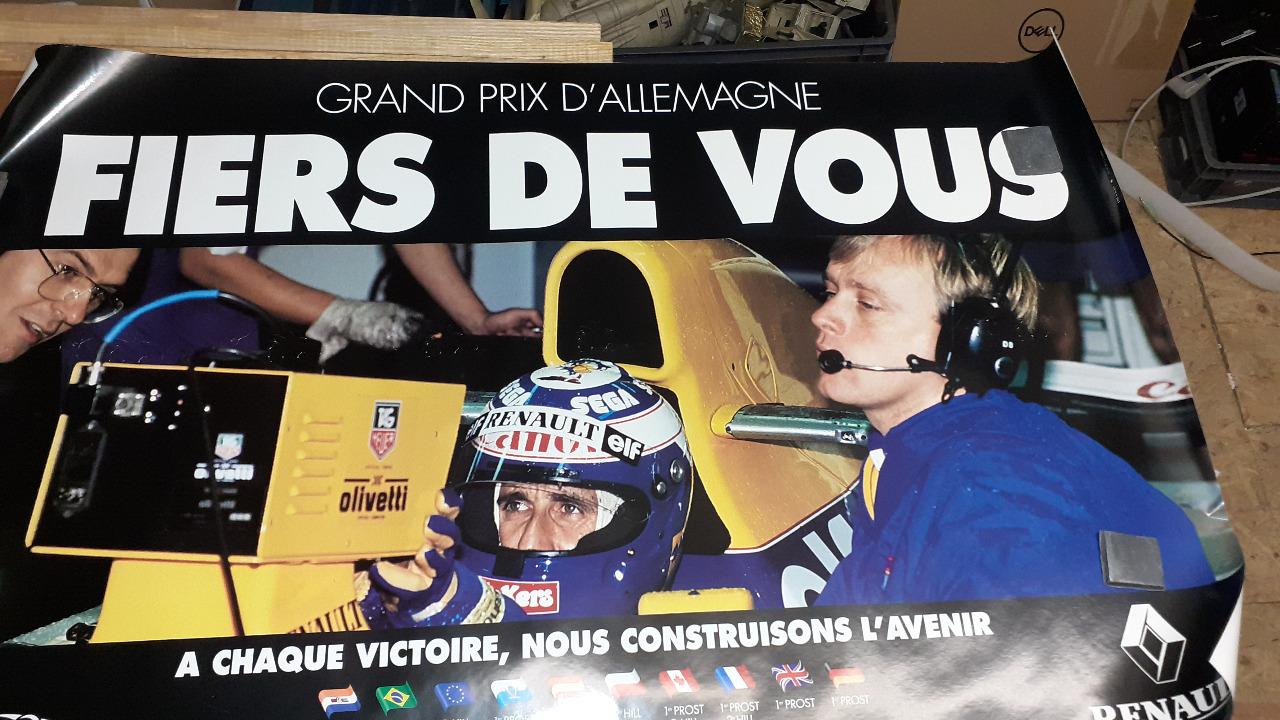 Affiche F1 Renault Prand prix d'allemagne Pro LesAnciennes.com