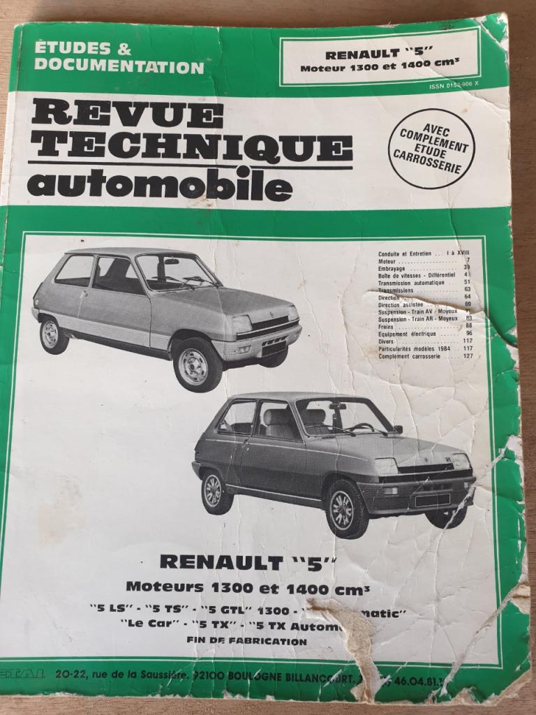 Revue technique Renault 5 LesAnciennes.com