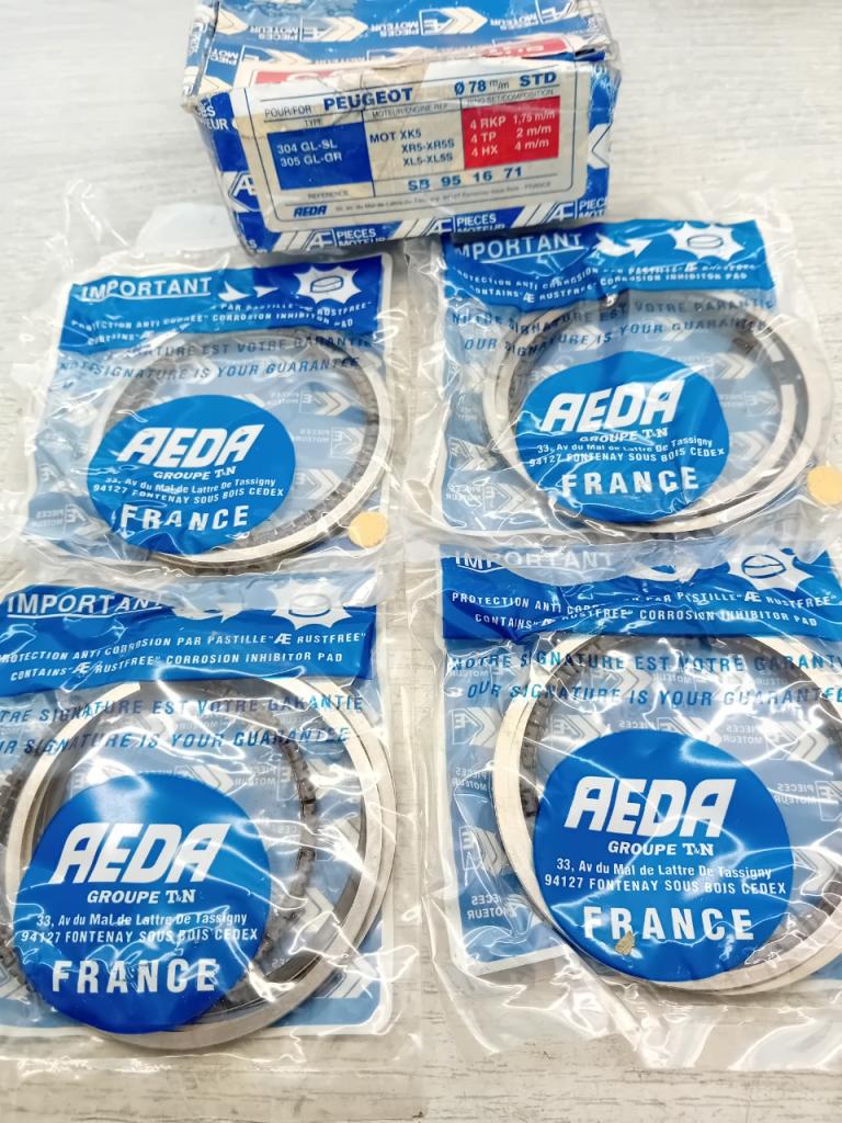 SB951671 JEUX SEGMENTS CÔTE STD 78MM PEUGEOT 304 LesAnciennes.com