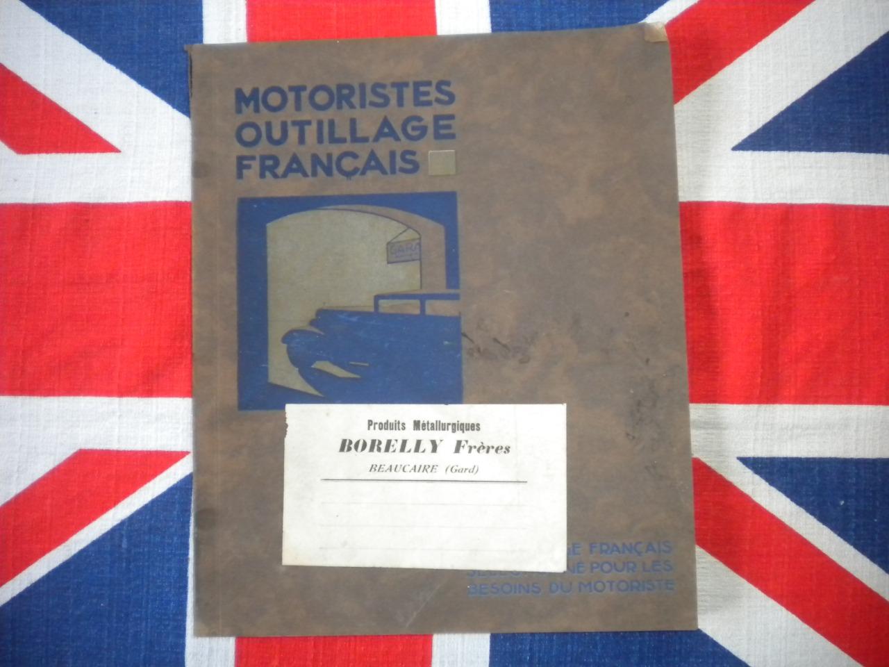 Catalogue outillage Français garage voiture LesAnciennes.com