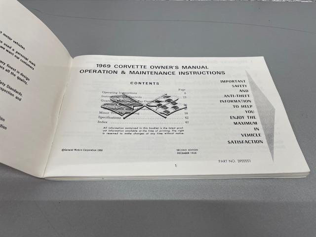 Chevrolet Corvette C3 de 1969 - Manuel LesAnciennes.com
