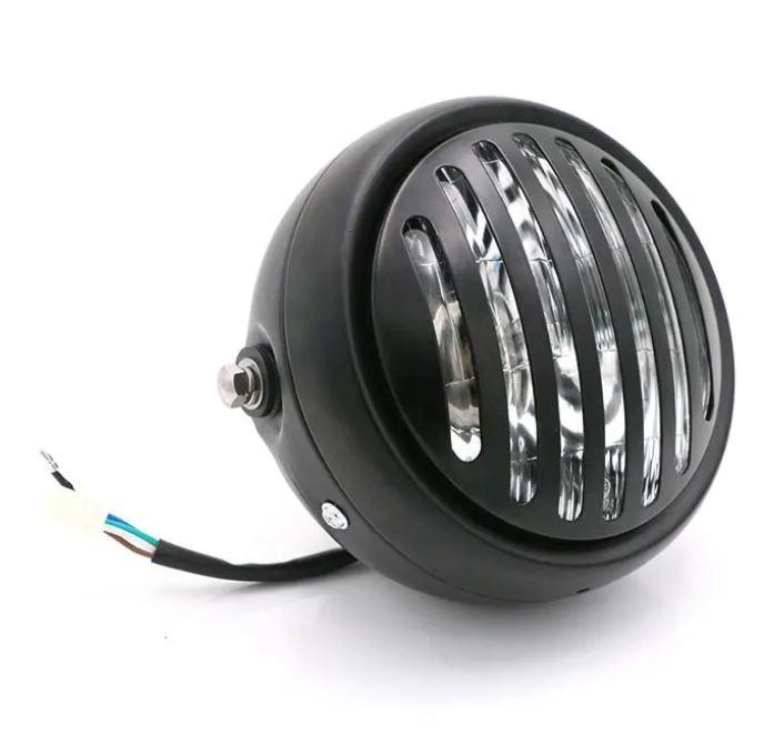 Phare noir Café Racer Scrambler LesAnciennes.com