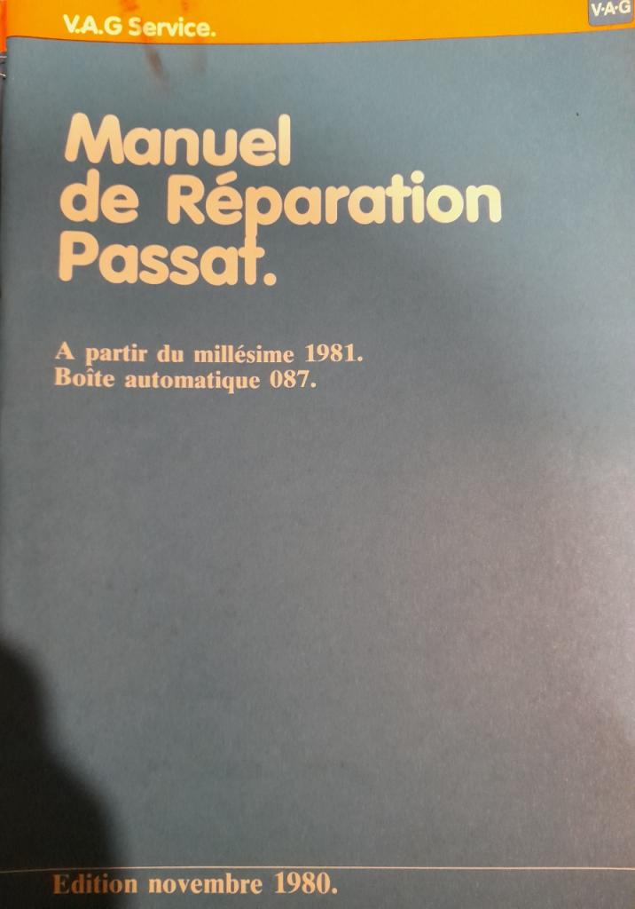 VW Passat Manuel de réparation LesAnciennes.com