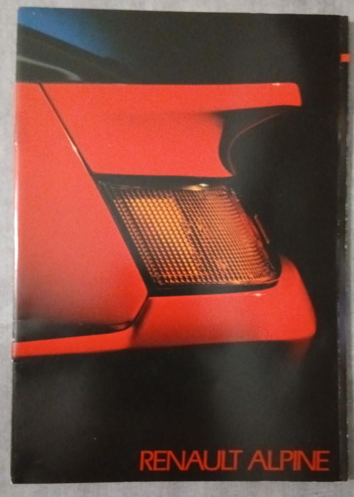 Prospectus Renault Alpine V6 GT et Turbo LesAnciennes.com