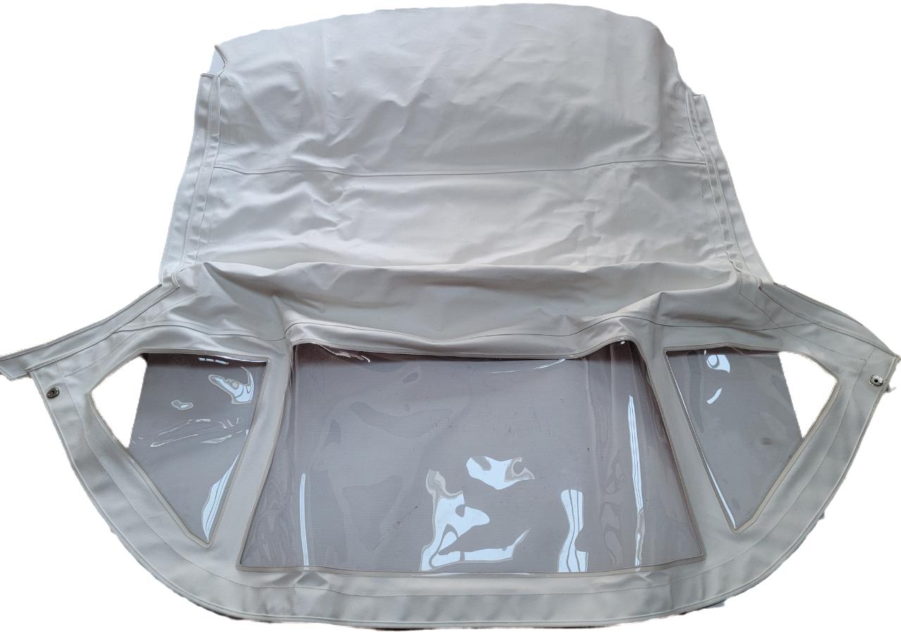 CAPOTE 100% NEUVE BLANCHE TRIUMPH TR4A TR4A IRS LesAnciennes.com